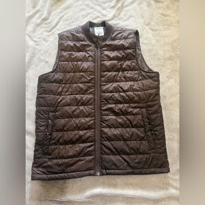 Sonoma Men's Brown Quilted Vest